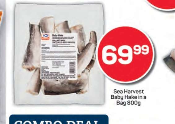 Sea Harvest Baby Hake in a Bag 800g