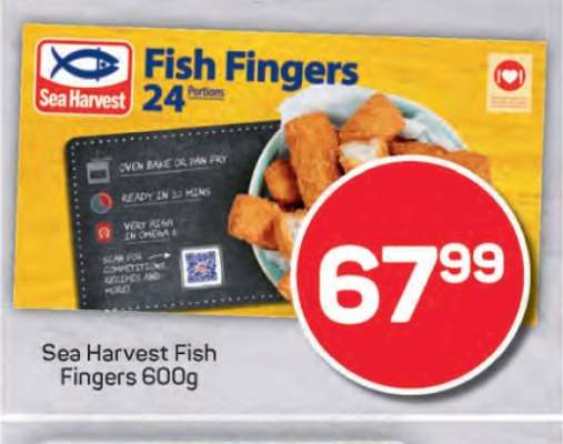 Sea Harvest Fish Fingers 600g