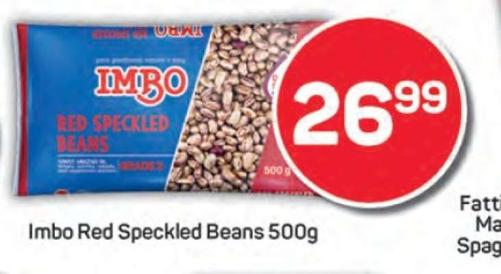 IMBO RED SPECKLED BEANS 500g