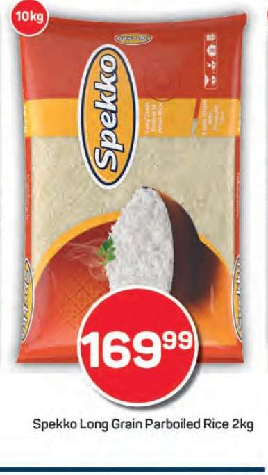 Spekko Long Grain Parboiled Rice-2Kg