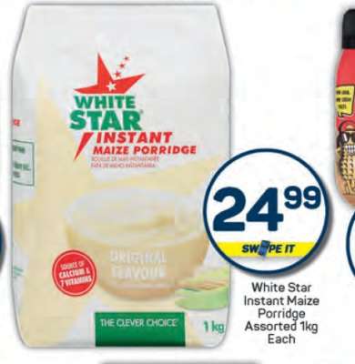 WHITE STAR INSTANT MAIZE PORRIDGE