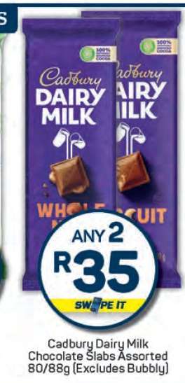 Cadbury Dairy Milk Chocolate Slabs Assorted