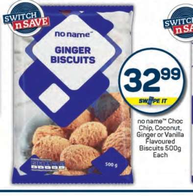 no name™ Ginger Biscuits