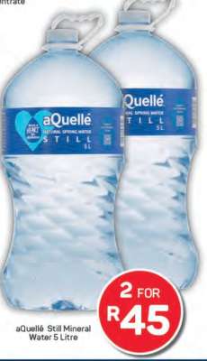 aQuellé Still Mineral Water 5 Litre