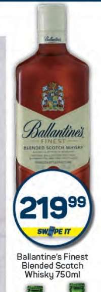 Ballantine's Finest Blended Scotch Whisky 750ml