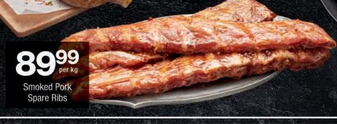 Smoked Pork Spare Ribs