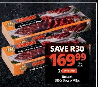 Eskort BBQ Spare Ribs