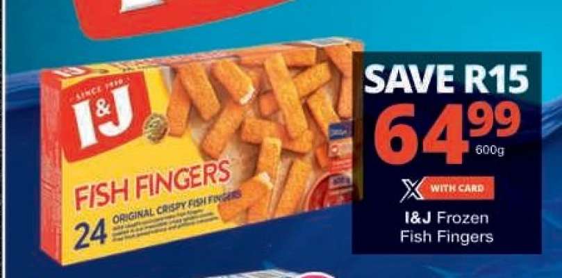 I&J Frozen Fish Fingers