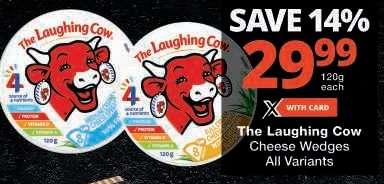 The Laughing Cow Cheese Wedges