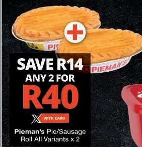 Pieman’s Pie/Sausage Roll