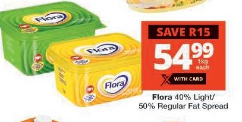 Flora 40% Light/50% Regular Fat Spread