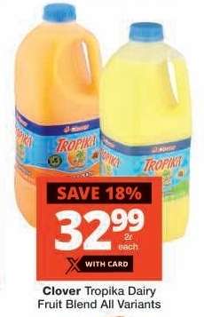 Clover Tropika Dairy Fruit Blend All Variants