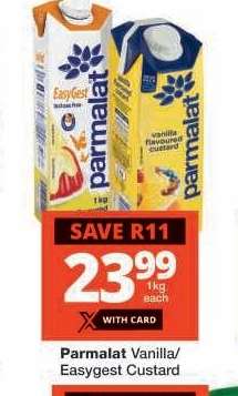 Parmalat Vanilla/Easygest Custard