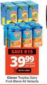 Clover Tropika Dairy Fruit Blend All Variants
