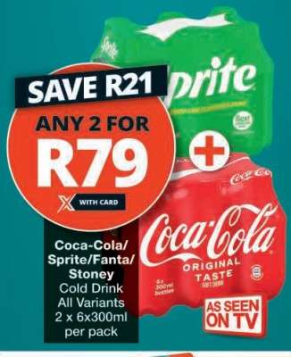 Coca-Cola/Sprite/Fanta/Stoney Cold Drink