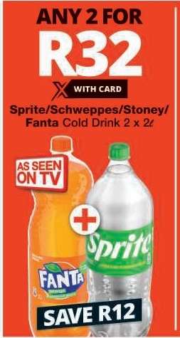 Sprite/Schweppes/Stoney/Fanta Cold Drink