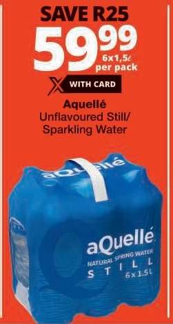 aQuellé Unflavoured Still/Sparkling Water
