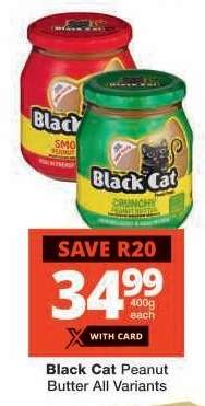 Black Cat Peanut Butter All Variants