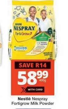 Nestlé Nespray Fortigrow Milk Powder