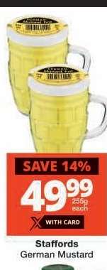 Staffords German Mustard
