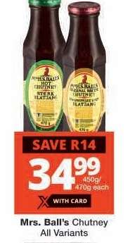 MRS BALL'S CHUTNEY