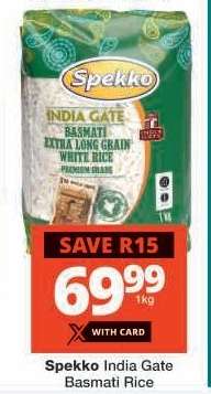Spekko India Gate Basmati Rice