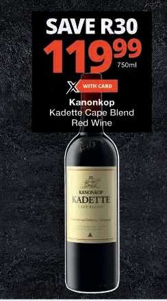 Kanonkop Kadette Cape Blend Red Wine