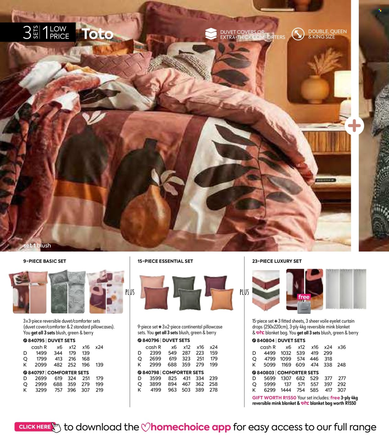 HomeChoice specials - 04.24.2025 - 06.26.2025. 