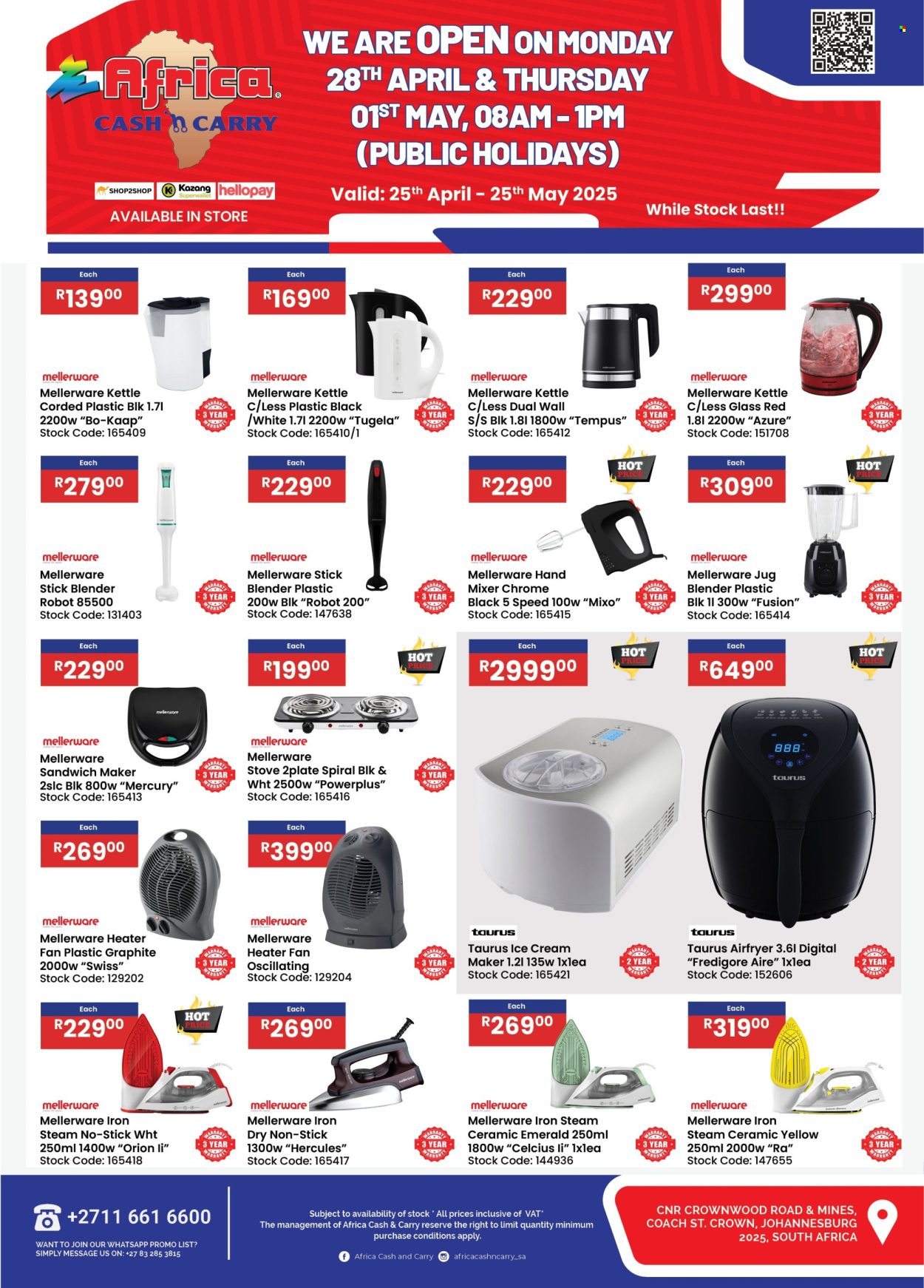 Africa Cash & Carry specials - 04.25.2025 - 05.25.2025. 