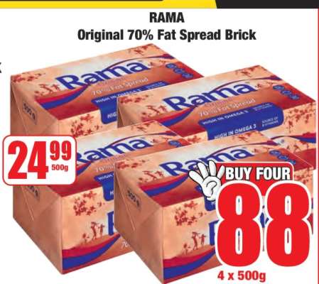 Rama Original 70% Fat Spread Brick