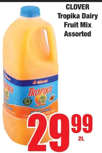 CLOVER Tropika Dairy Fruit Mix Assorted