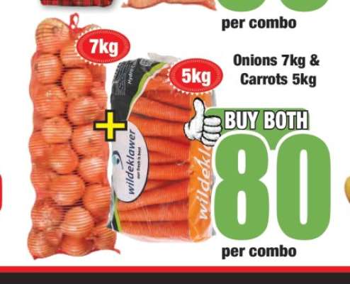 Onions 7kg & Carrots 5kg