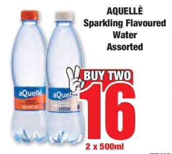AQUELLÈ Sparkling Flavoured Water Assorted