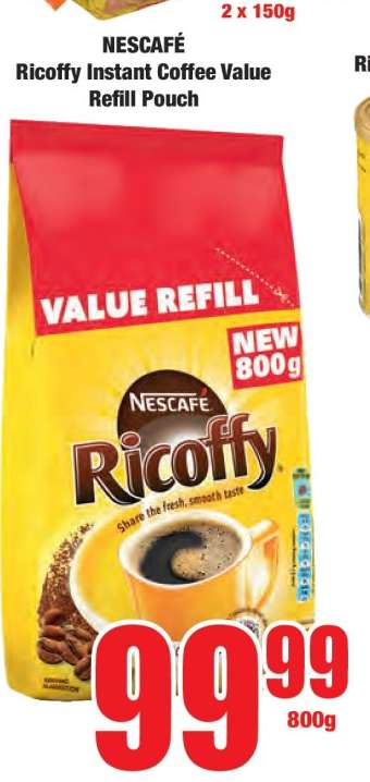 NESCAFÉ Ricoffy Instant Coffee Value Refill Pouch