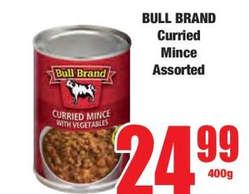 BULL BRAND Curried Mince Assorted