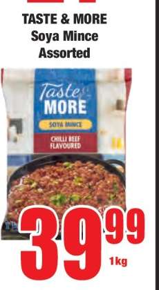 TASTE & MORE Soya Mince Assorted