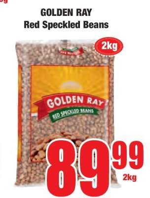 GOLDEN RAY Red Speckled Beans