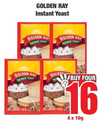 GOLDEN RAY Instant Yeast