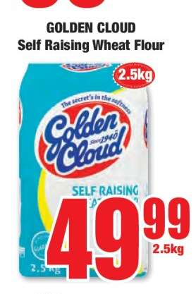 GOLDEN CLOUD SELF RAISING WHEAT FLOUR