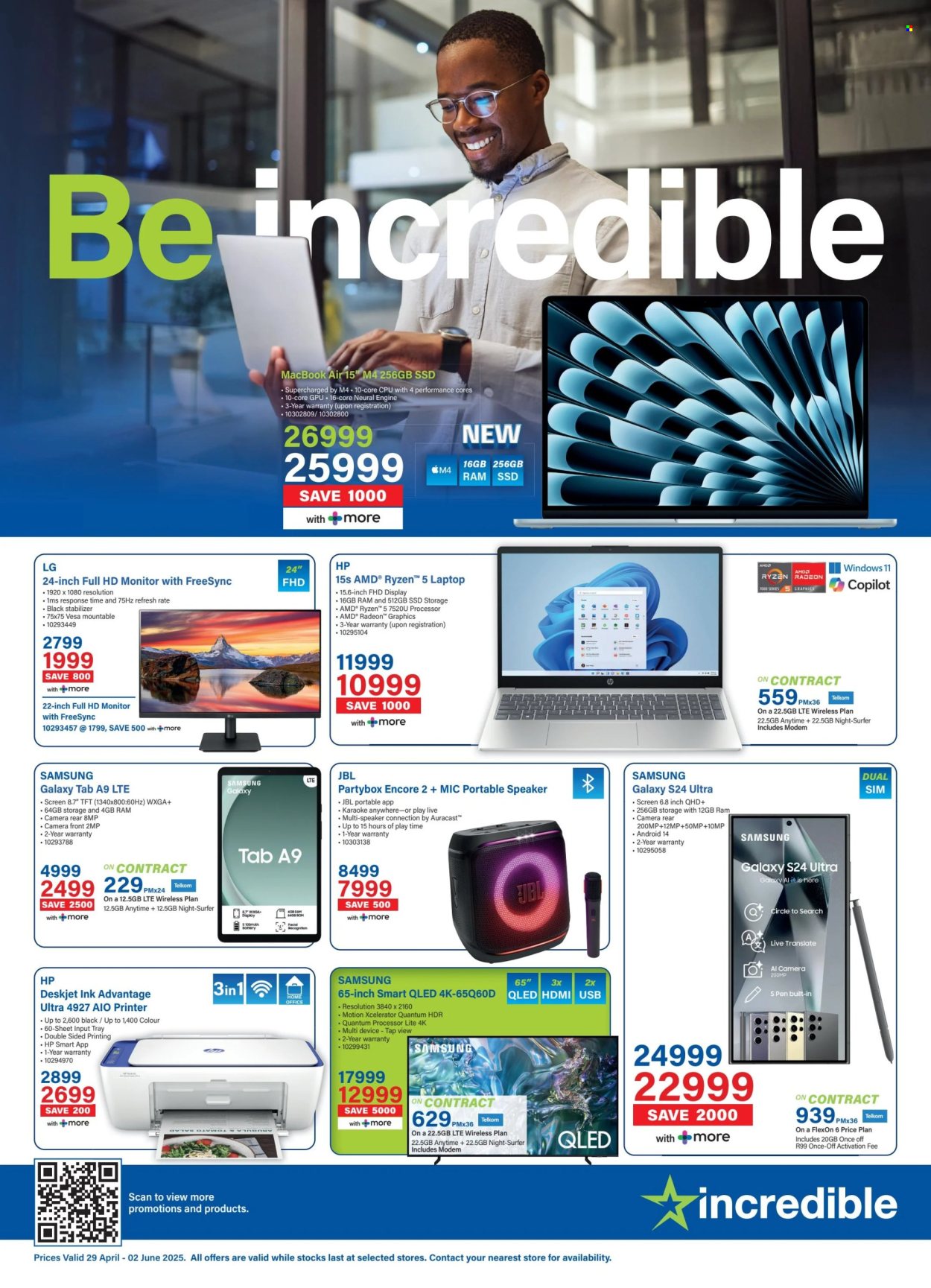 Incredible Connection specials - 04.29.2025 - 06.02.2025. 