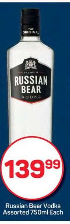 Russian Bear Vodka