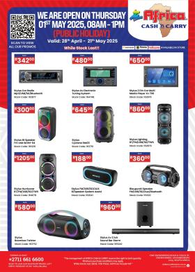 Africa Cash & Carry - Monday promo