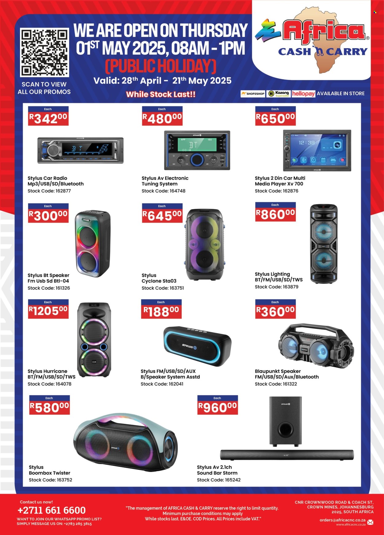 Africa Cash & Carry specials - 04.28.2025 - 05.21.2025. 