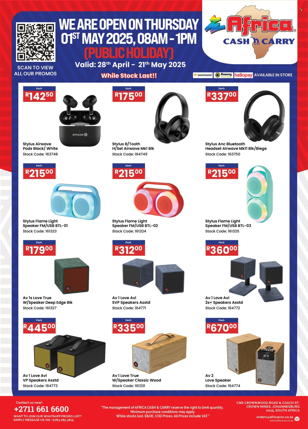 Africa Cash & Carry specials - 04.28.2025 - 05.21.2025. 