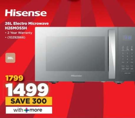 Hisense 26L Electro Microwave H26MOSS5H