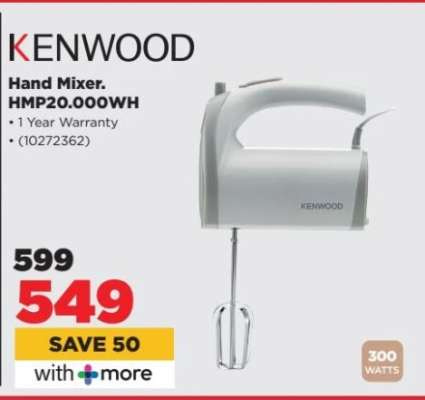 Kenwood Hand Mixer HMP20.000WH