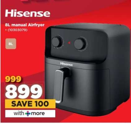 Hisense 8L manual Airfryer