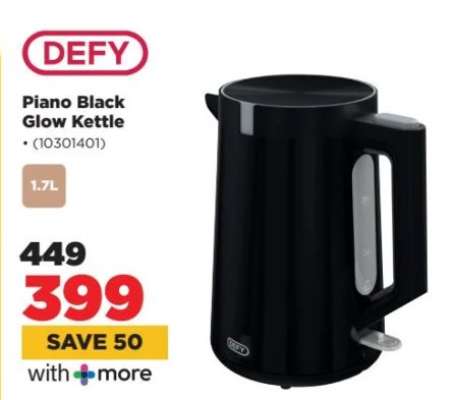 DEFY Piano Black Glow Kettle