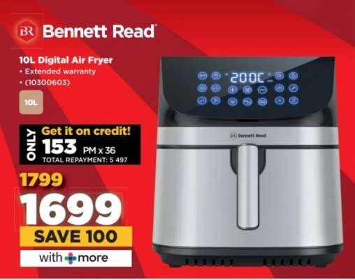 Bennett Read 10L Digital Air Fryer