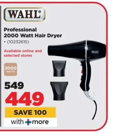 WAHL Professional 2000 Watt Hair Dryer